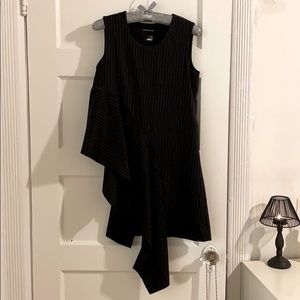 JNBY Waterfall drape pinstripe Top